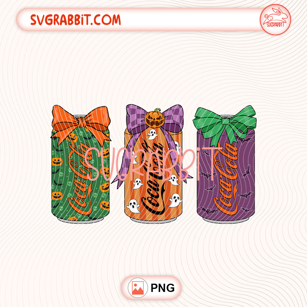Coquette Bow Coca Cola Drink Halloween PNG Cola Drink PNG 300 DPI transparent background for shirts mugs tumblers stickers decals drink lover gifts and Halloween crafts