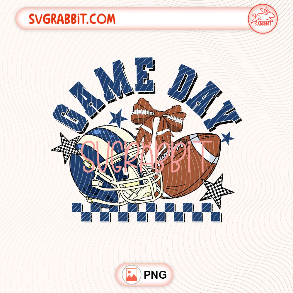 Football Game Day Navy PNG Touchdown Season Football PNG 300 DPI transparent background for shirts mugs tumblers stickers decals football gifts and sports crafts