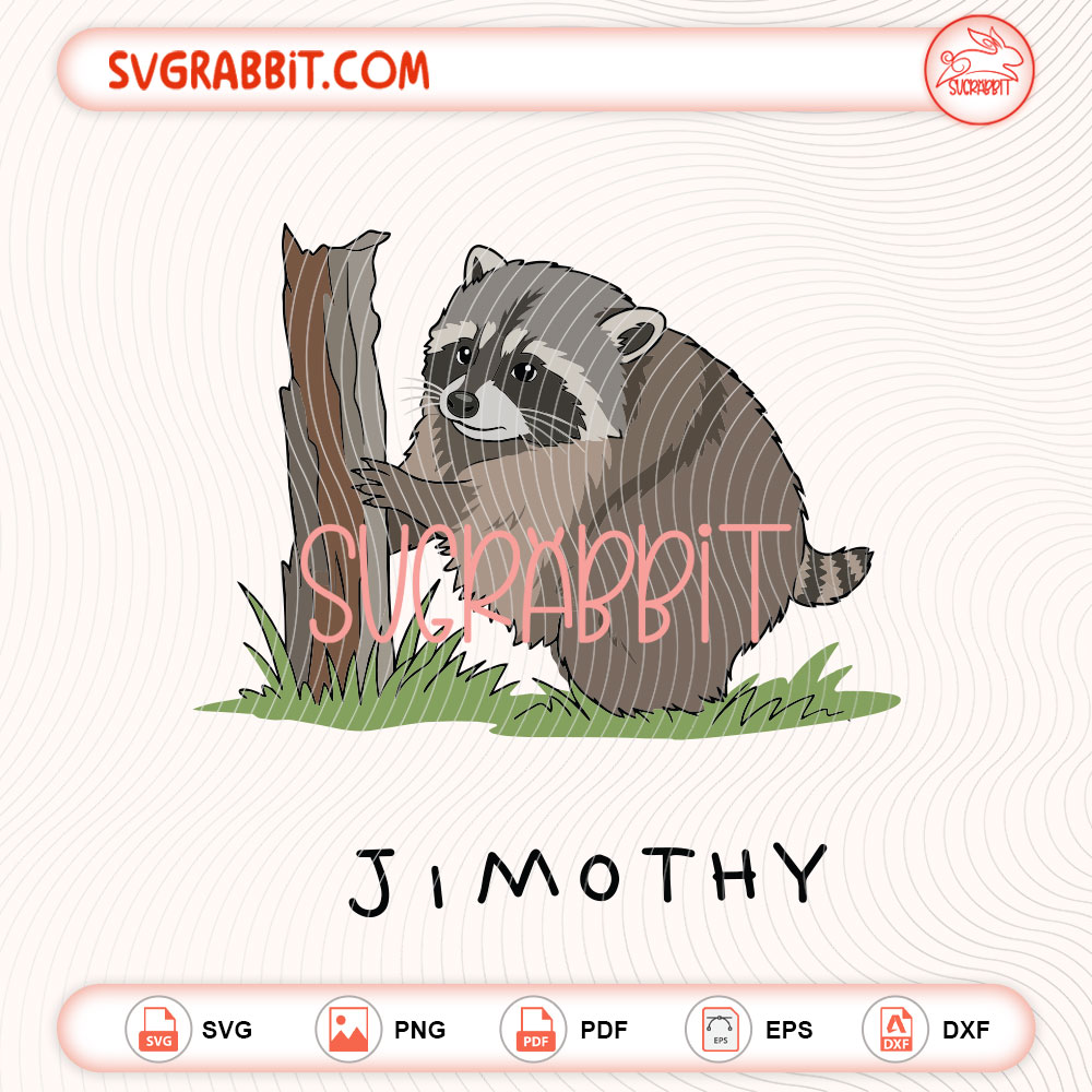 Jimothy Raccoon Viral SVG King Jimothy PNG Cute Trash PNG digital download for Cricut Silhouette shirts mugs tumblers stickers decals and funny animal crafts