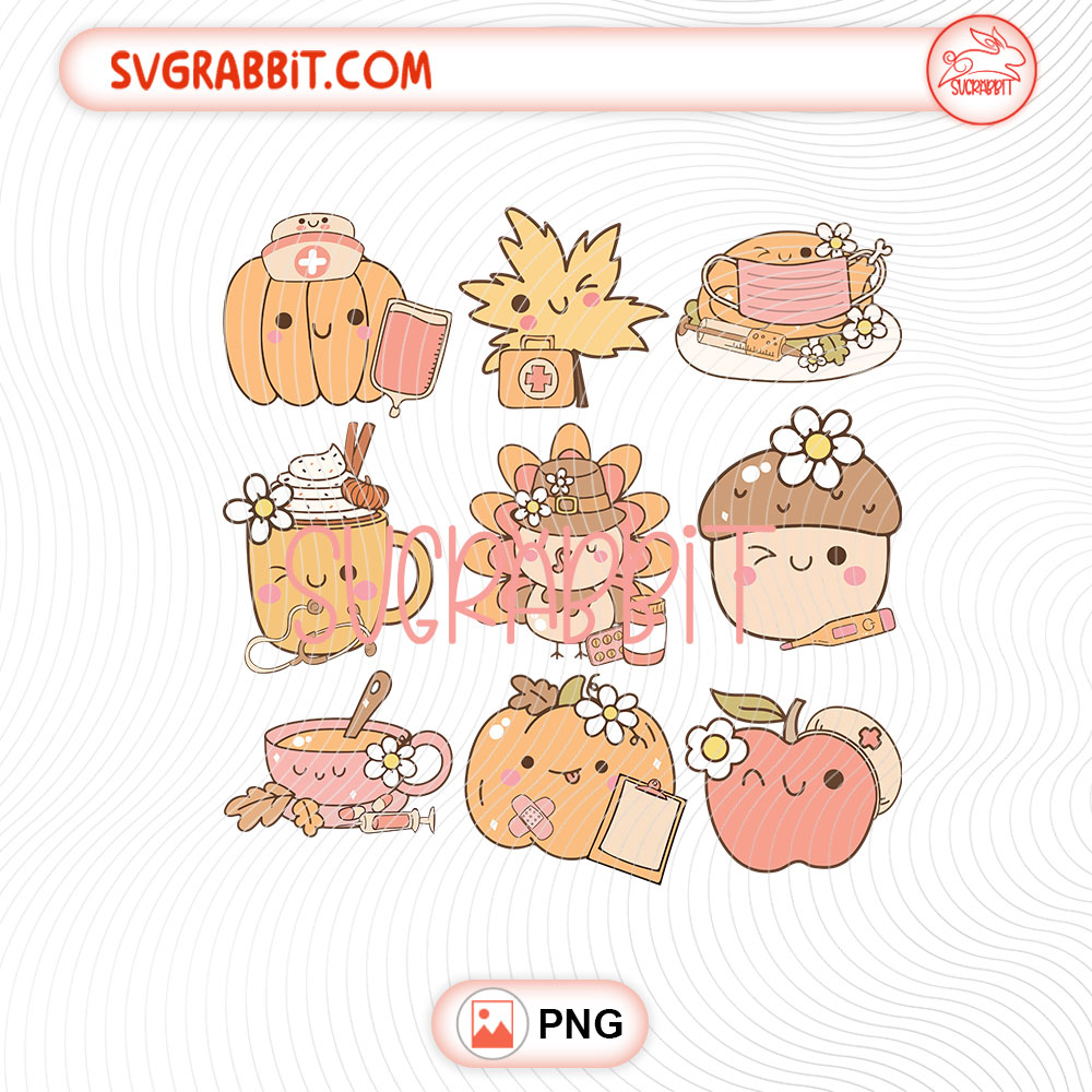 Nurse Thanksgiving PNG cute funny nurse Thanksgiving design for shirts mugs tumblers stickers and gifts