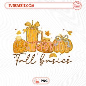 Preppy Brushstroke Fall Basics Floral PNG fall vibes design for shirts mugs tumblers stickers and gifts