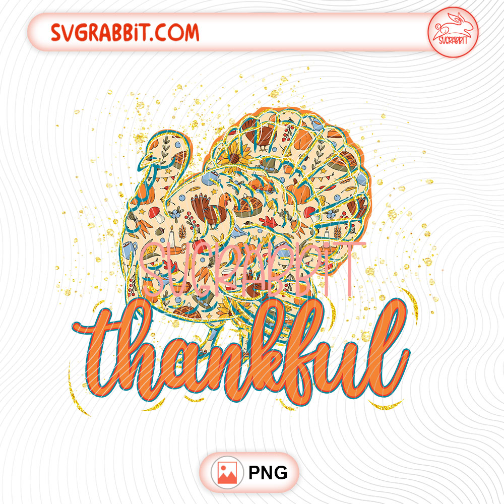 Preppy Fall Turkey Thanksgiving PNG 300 DPI transparent background for shirts mugs tumblers stickers Thanksgiving gifts and DIY crafts