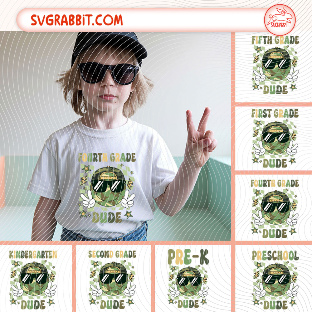 Retro Back to School Boys PNG Bundle Back to School PNG 300 DPI transparent background for shirts mugs tumblers stickers decals classroom gifts and school crafts