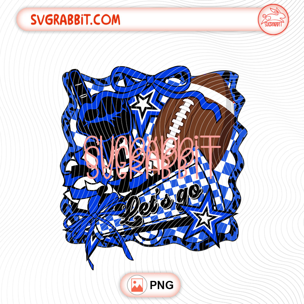 Retro Football Game Day Team Navy PNG Let's Go Football PNG 300 DPI navy football design for shirts mugs tumblers stickers team spirit gifts and game day crafts