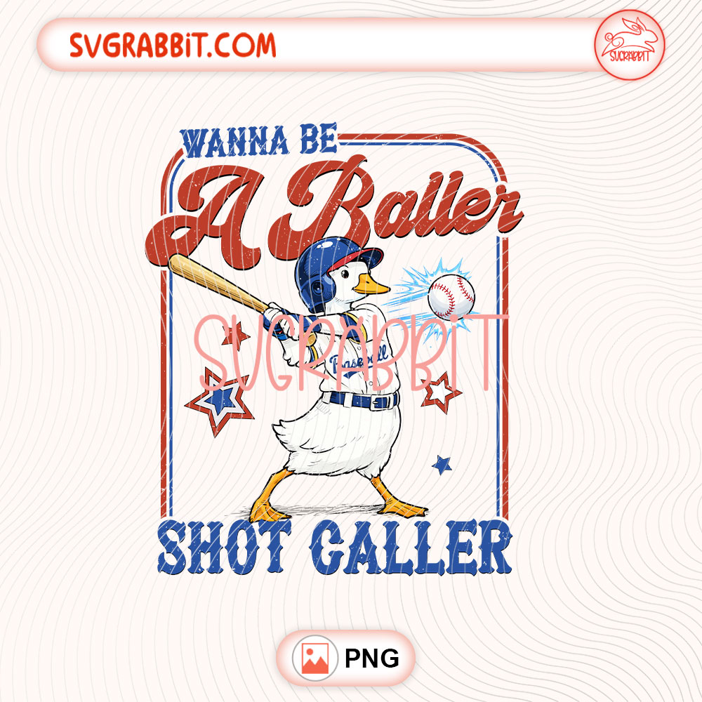 Baller Baseball Game Day PNG 300 DPI transparent background for shirts mugs tumblers stickers decals baseball gifts and DIY crafts