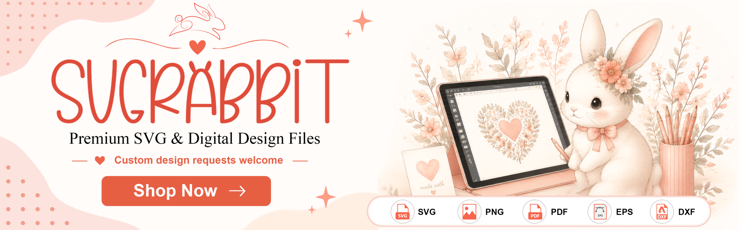 SVGRABBIT homepage banner
