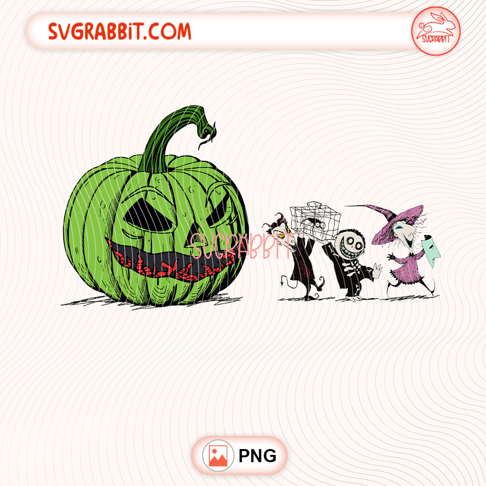 Halloween Nightmare Pumpkin Chasing Ghost PNG Halloween PNG 300 DPI transparent background for shirts mugs tumblers stickers decals pumpkin gifts and ghost crafts