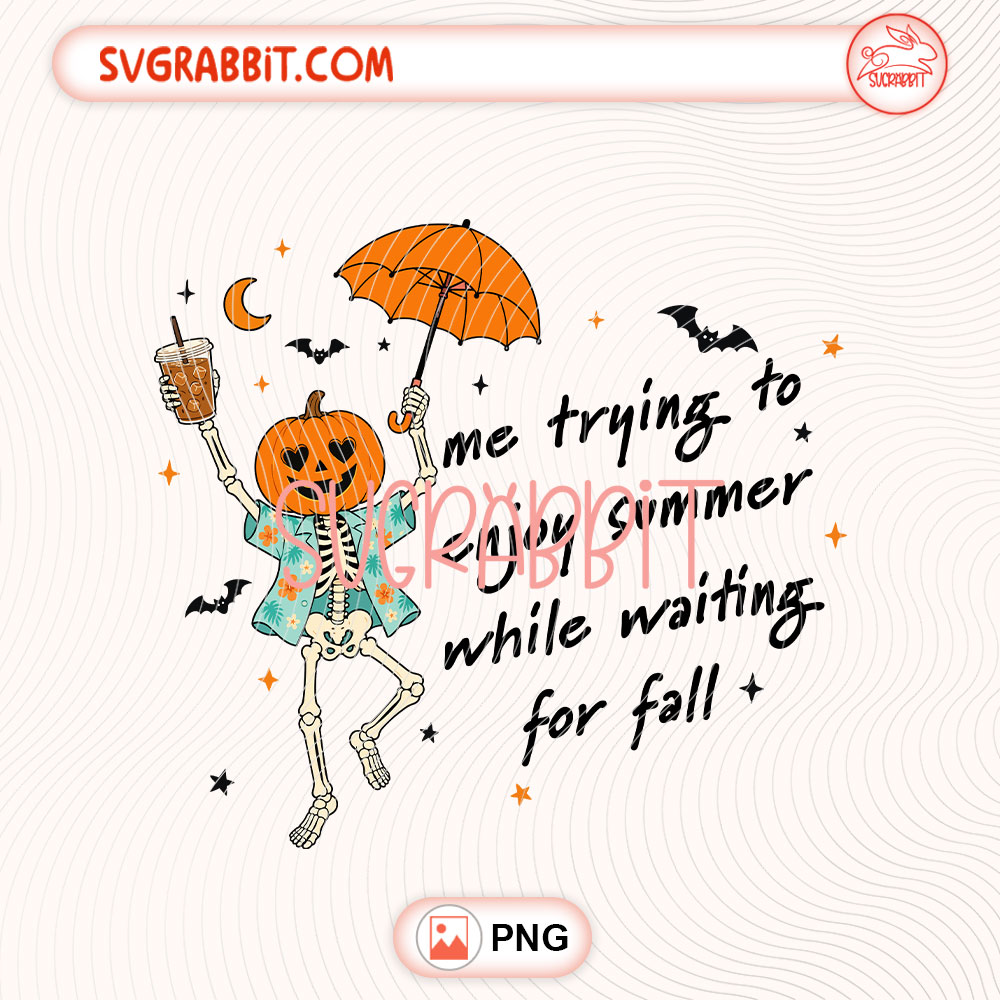 Me Trying to Enjoy Summer While Waiting for Fall PNG