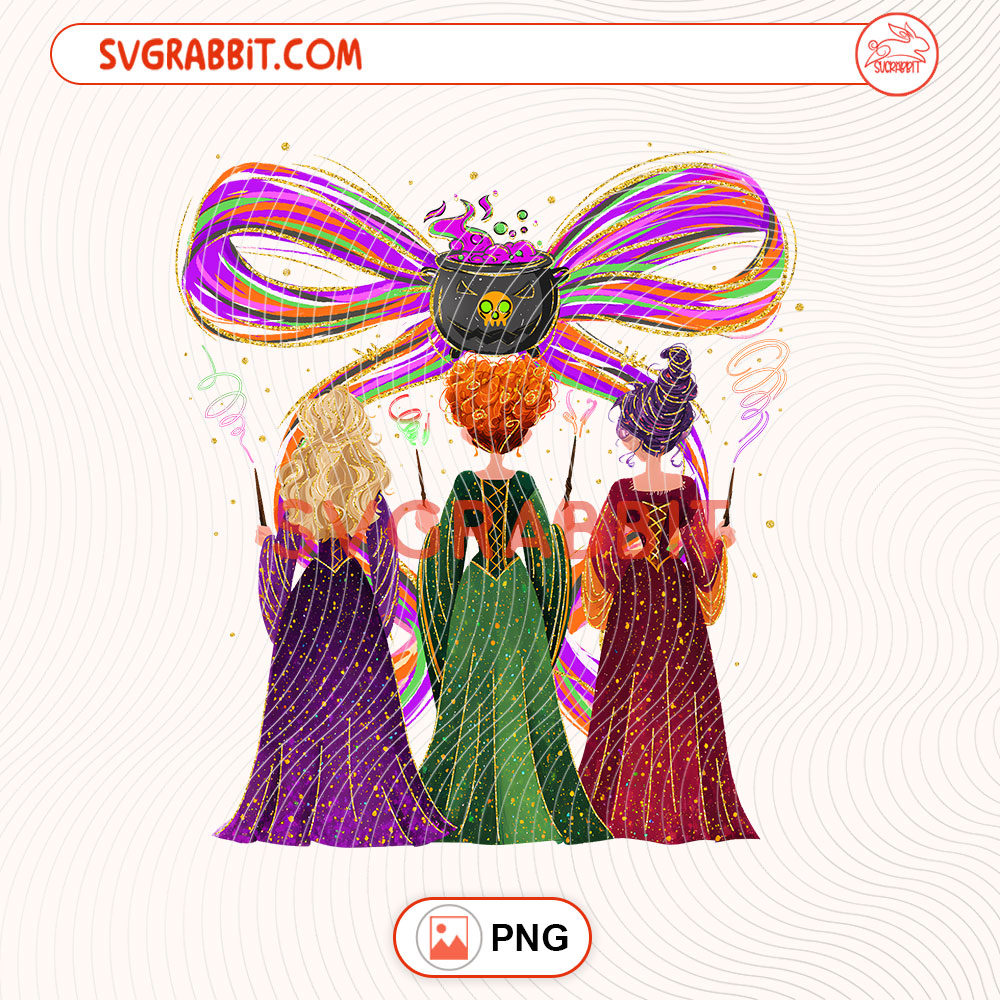 Coquette Bow Hocus Pocus Halloween PNG Coquette Ghost PNG digital download for sublimation Halloween shirts mugs tumblers stickers decals and spooky crafts