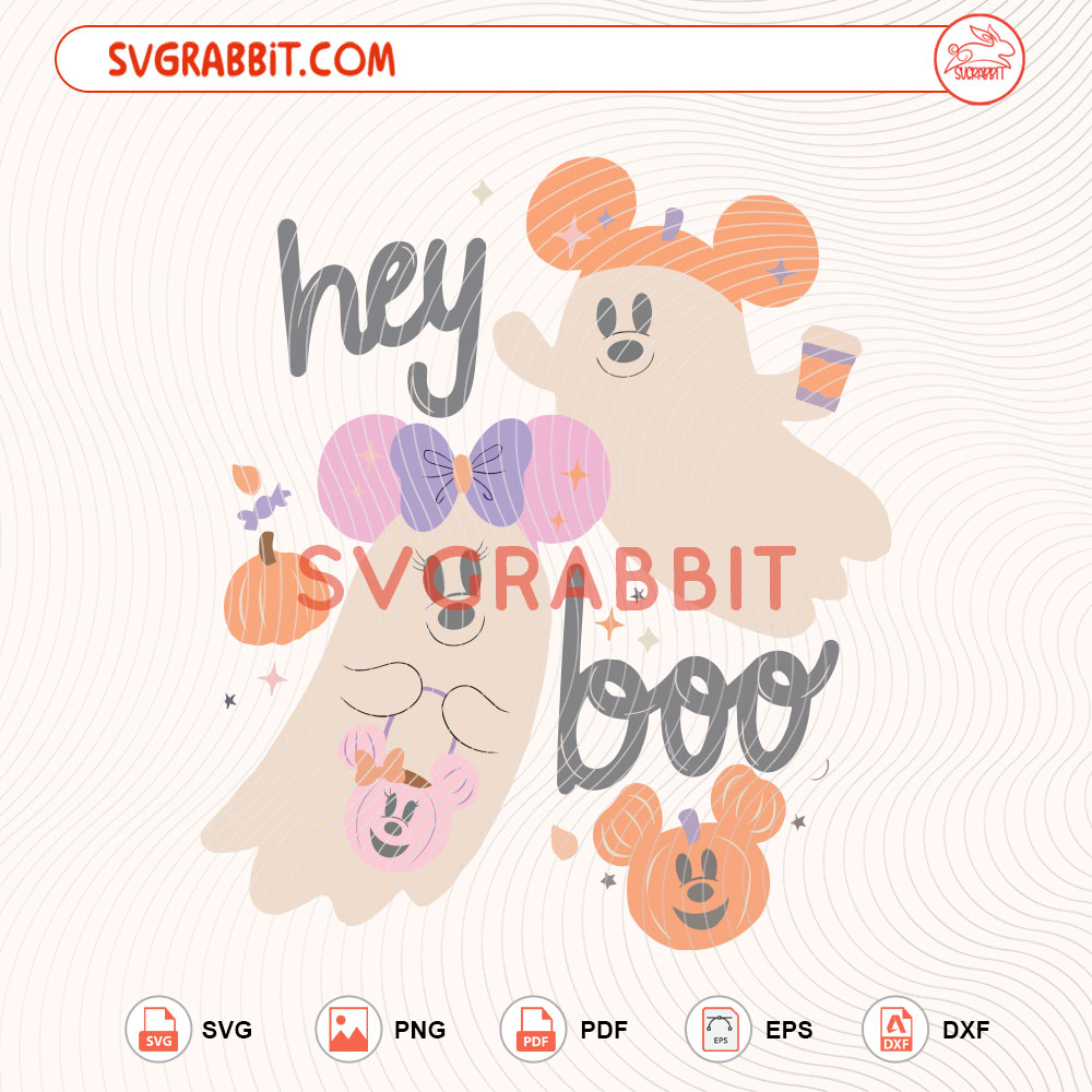 Mickey and Minnie Ghost Halloween SVG Boo Too You SVG digital download for Cricut Silhouette shirts mugs tumblers stickers decals and spooky season crafts