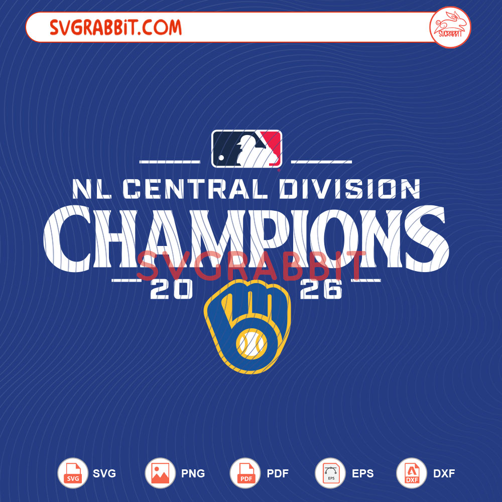 Milwaukee Brewers Champions 2026 SVG Brewers Champions SVG digital download for Cricut Silhouette baseball shirts mugs tumblers stickers decals and championship game day crafts