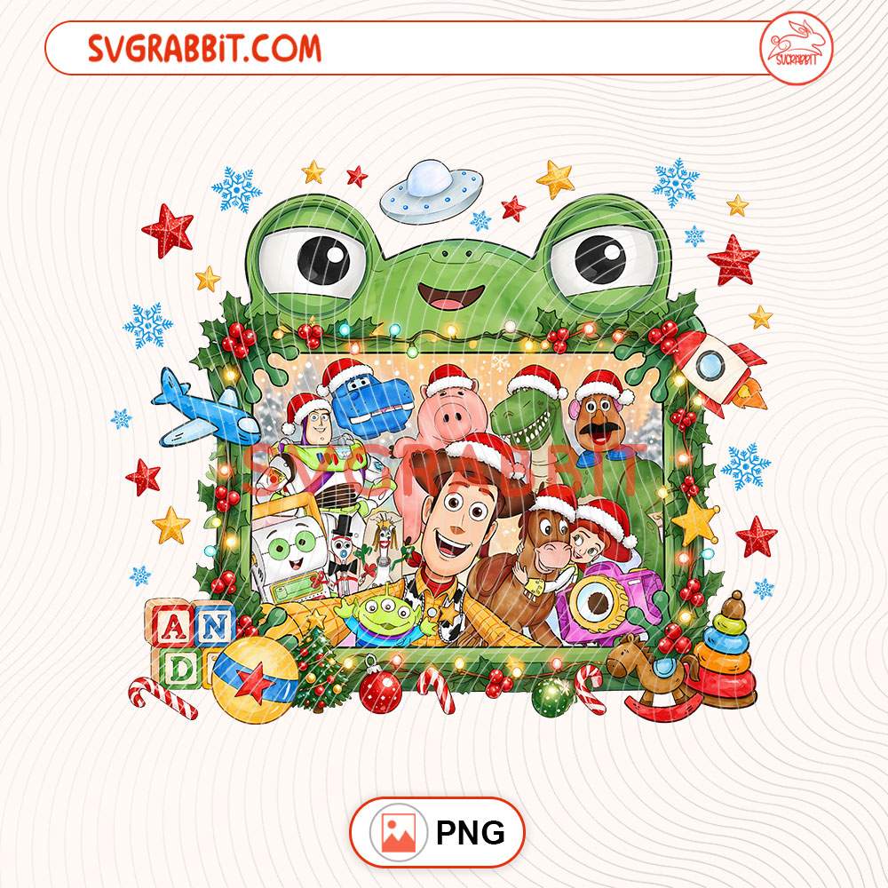 Toy Story Christmas PNG School Holiday Movie PNG for shirts mugs tumblers stickers sublimation classroom gifts and holiday crafts