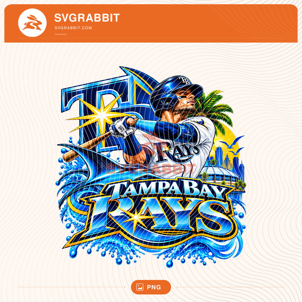 Tampa Bay Rays Rise With The Rays PNG Tampa Bay Rays PNG for baseball shirts mugs tumblers stickers sublimation game day gifts and fan crafts